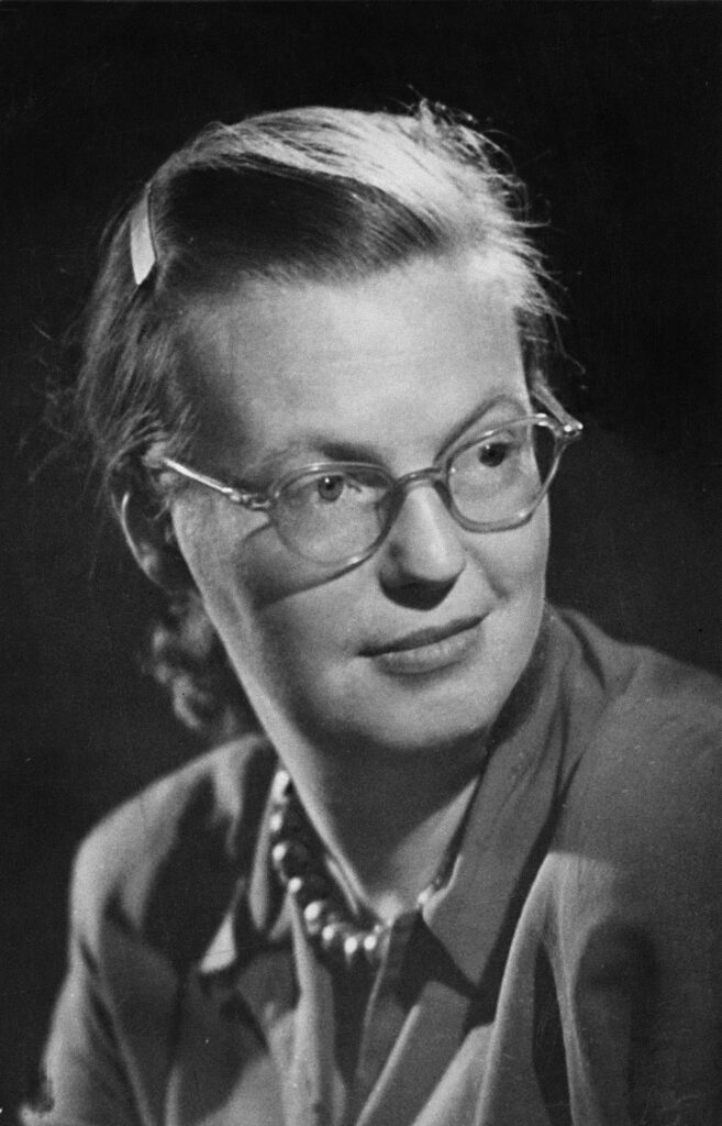 Shirley Jackson portrait taken by the Associated Press. 