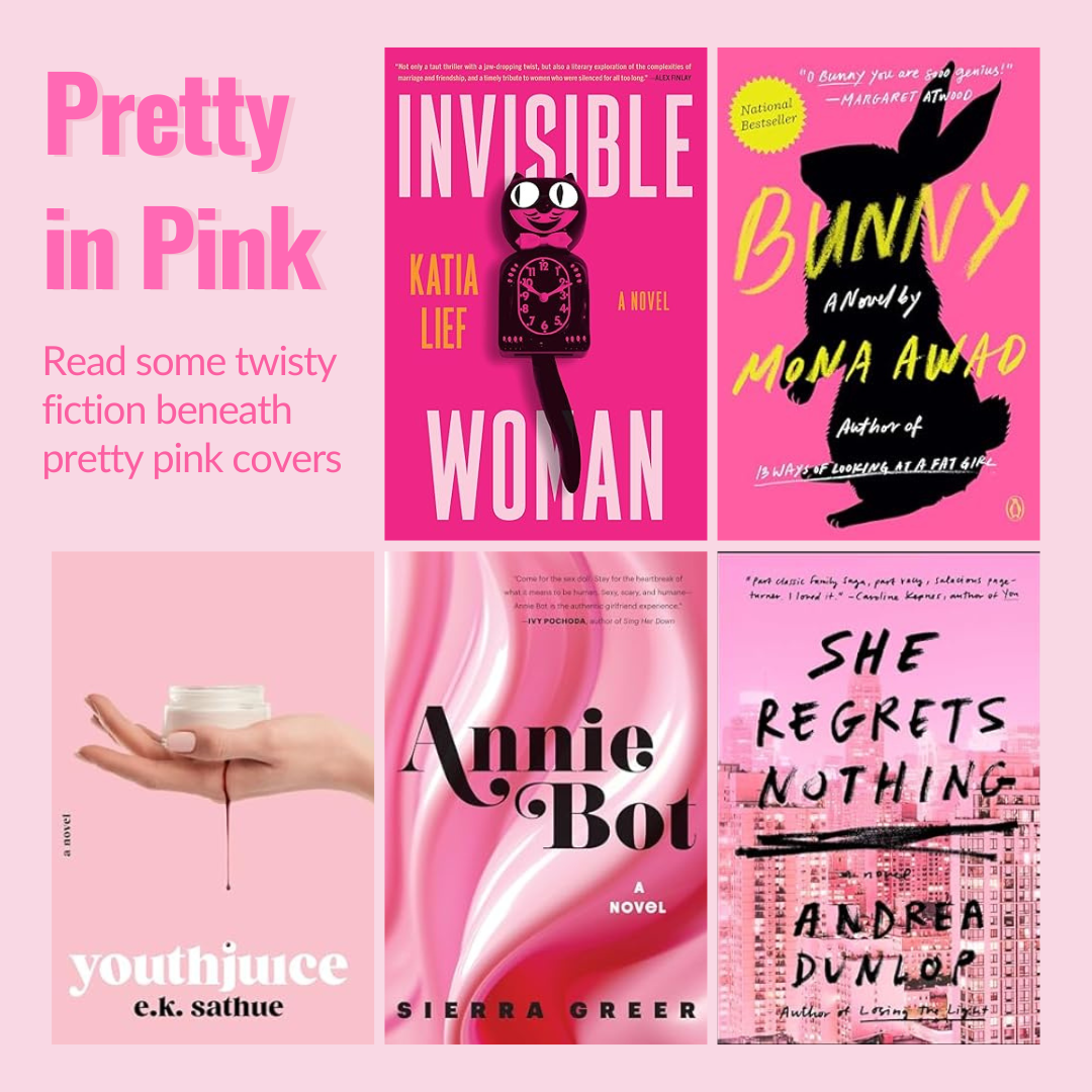 Five books with pink covers you should read now